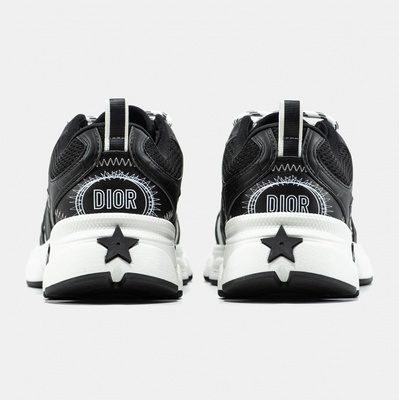 Кросівки Dior Chrono Black White Sketch Logo (Чорний) - фото 4 