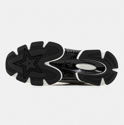 Кросівки Dior Chrono Monogram Black White (Чорний) - фото 5 