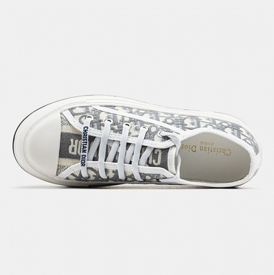 Кроссовки Dior B23 Platform White Grey (Серый) - фото 3 