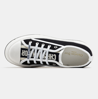 Кросівки Dior Walk n Dior Platform Black White (Чорний) - фото 3 