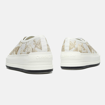 Кросівки Dior Walk n Dior Platform White Grey Platform Gold Butterfly (Білий) - фото 5 