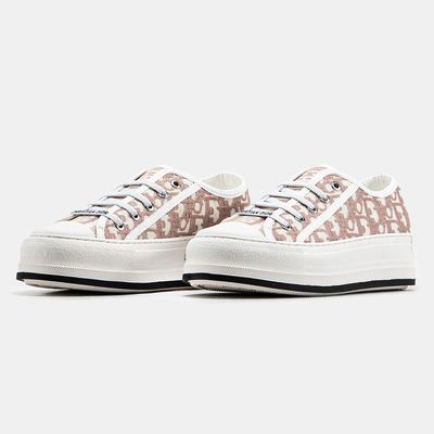 Кросівки Dior Walk n Dior Platform White Pink (Рожевий) - фото 2 