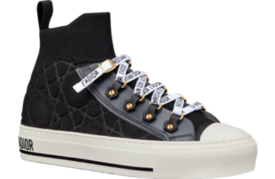 Кросівки Dior Walk'n'Dior WMNS Black Macrocannage Technical Mesh (Чорний) - фото 2 