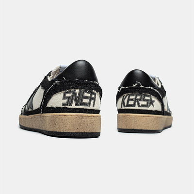 Кросівки Golden Goose Ball Star Black White (Чорний) - фото 5 