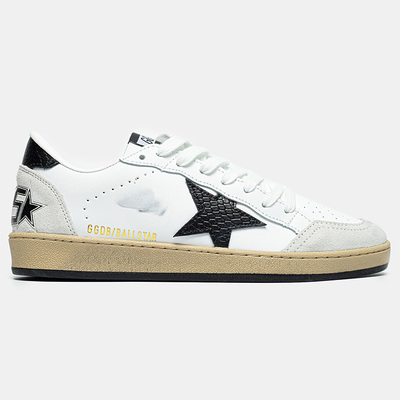 Кросівки Golden Goose Ball Star White Black (Білий) - фото 1 Keedy