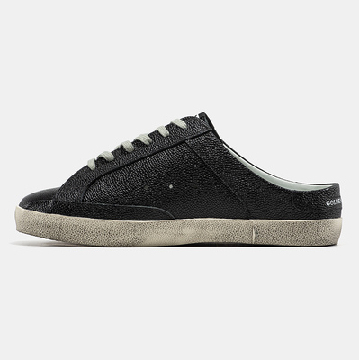 Мюлі Golden Goose Superstar Mule Black White (Чорний) - фото 4 