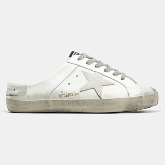 Мюли Golden Goose Superstar Mule White Grey