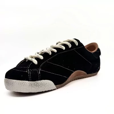 Кросівки Golden Goose True Star Velvet Black Brown White (Чорний) - фото 3 