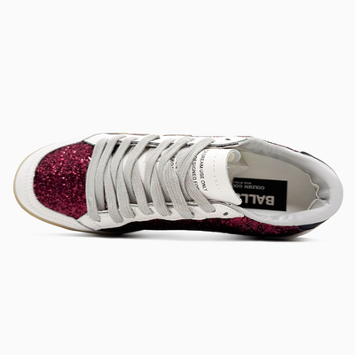 Кросівки Golden Goose Wmns Ball Star Bordeaux Glitter GWF00117 F006123 40495 (Бордовий) - фото 3 
