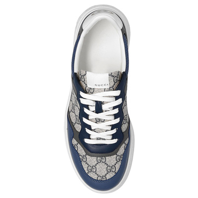 Кросівки Gucci GG Supreme Beige Blue 669582-UPGB0-4273 (Синій) - фото 5 