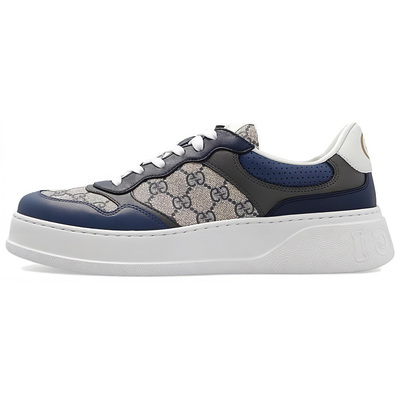 Кросівки Gucci GG Supreme Beige Blue 669582-UPGB0-4273 (Синій) - фото 4 