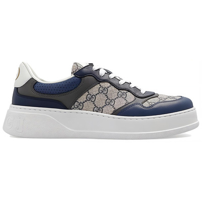 Кросівки Gucci GG Supreme Beige Blue 669582-UPGB0-4273 (Синій) - фото 1 Keedy