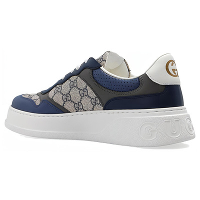 Кросівки Gucci GG Supreme Beige Blue 669582-UPGB0-4273 (Синій) - фото 3 