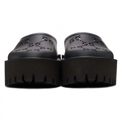 Мюлі Gucci Platform Perforated G 'Black' 663577-JFB00-1000 (Чорний) - фото 2 