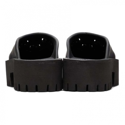 Мюлі Gucci Platform Perforated G 'Black' 663577-JFB00-1000 (Чорний) - фото 3 