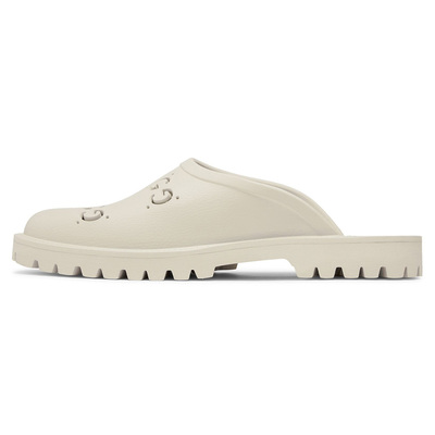 Мюлі Gucci Slip On Cut Out Monogram - Mystic White 655517-JFB00-9022 (Бежевий) - фото 4 