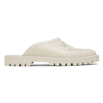 Шлепанцы Gucci Slip On Cut Out Monogram - Mystic White