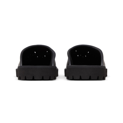 Мюлі Gucci Slip On Sandal Cut Out Monogram - Black 655517-JFB00-1000 (Чорний) - фото 4 