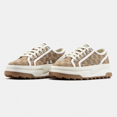 Кросівки Gucci GG Interlocking G - Beige 745997-20Q20-9745 (Коричневий) - фото 2 