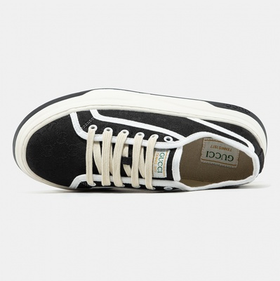 Кеди Gucci Tennis 1977 GG Monogram Black (Чорний) - фото 3 