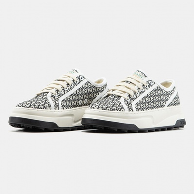 Кроссовки Gucci Tennis 1977 GG Monogram Black/White (Черный) - фото 2 