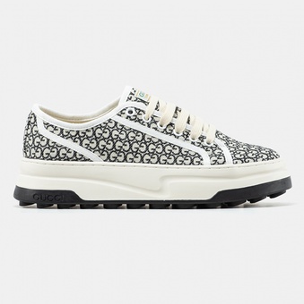 Кеды Gucci Tennis 1977 GG Monogram Black/White