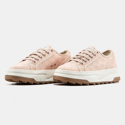 Кроссовки Gucci Tennis 1977 GG Monogram Pink (Розовый) - фото 2 
