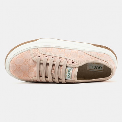 Кроссовки Gucci Tennis 1977 GG Monogram Pink (Розовый) - фото 4 