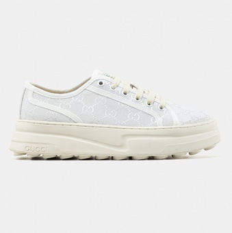 Кроссовки Gucci Tennis 1977 GG Monogram White