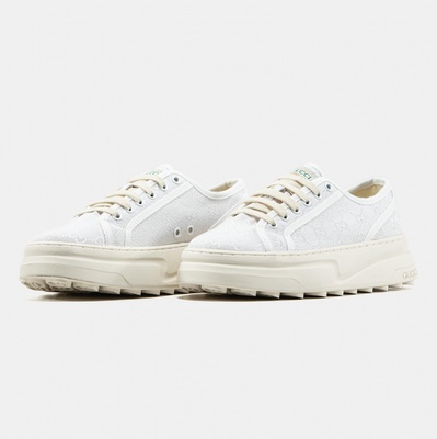 Кеди Gucci Tennis 1977 GG Monogram White (Білий) - фото 2 