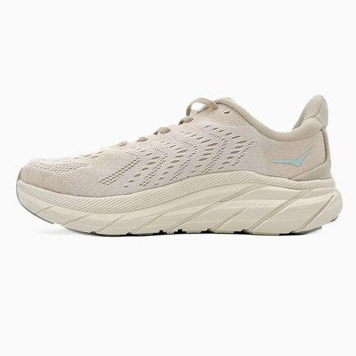 Кросівки Hoka Clifton 8 Beige Blue Glow (Бежевий) - фото 3 