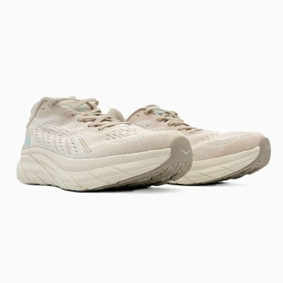Кросівки Hoka Clifton 8 Beige Blue Glow (Бежевий) - фото 2 