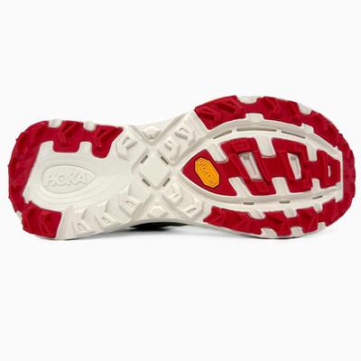 Кросівки Hoka x Nicole McLaughlin Mafate Three2 White Lime Red (Сірий) - фото 5 