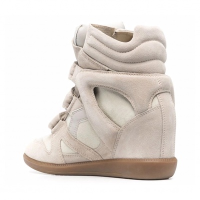Черевики Isabel Marant Bekett Beige на танкетці BK0010FAA1E19S23EC (Бежевий) - фото 4 