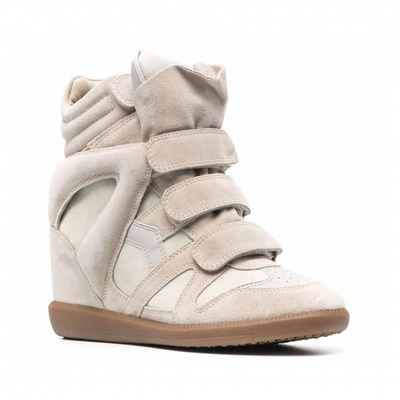 Черевики Isabel Marant Bekett Beige на танкетці BK0010FAA1E19S23EC (Бежевий) - фото 2 