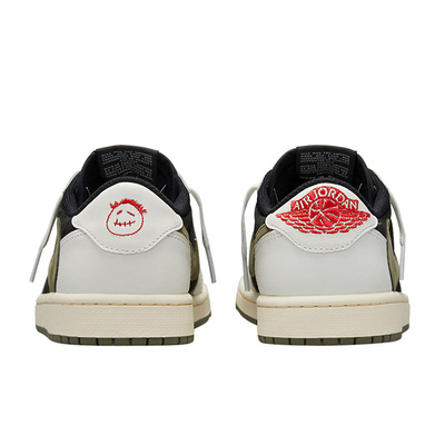 Кросівки Air Jordan 1 Low x Travis Scott 'Olive' DZ4137-106 (Хакі) - фото 5 