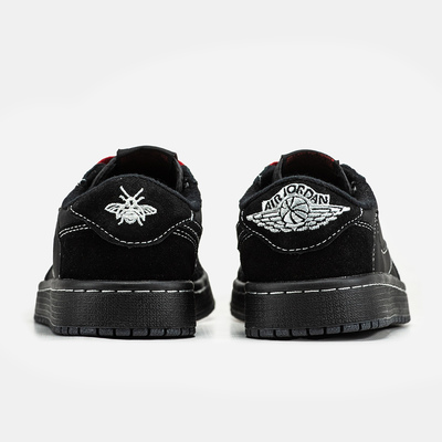 Кроссовки Air Jordan 1 Retro Low x Travis Scott 'Black Phantom' DM7866-001 (Черный) - фото 5 