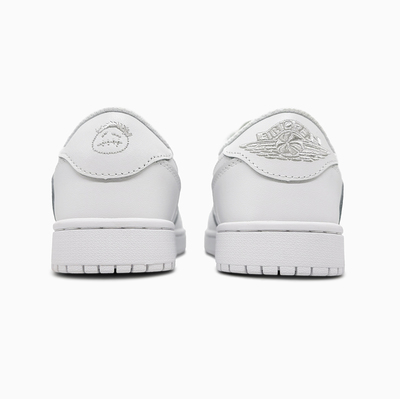 Кросівки Jordan 1 Retro Low Triple White Tumbled Leather 553558-130 (Білий) - фото 5 