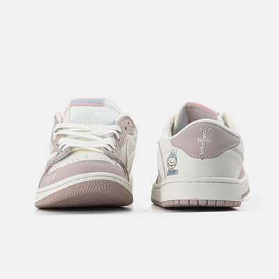 Кросівки Jordan 1 Retro Low x Travis Scott x Labubu Pink (Рожевий) - фото 5 