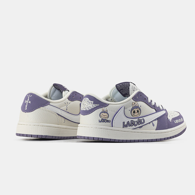 Кросівки Jordan 1 Retro Low x Travis Scott x Labubu Purple (Фіолетовий) - фото 3 