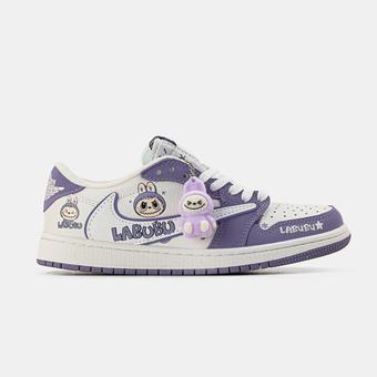 Кросівки Jordan 1 Retro Low x Travis Scott x Labubu Purple
