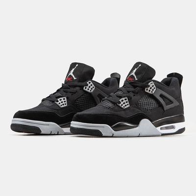 Кросівки Jordan 4 Retro Black Canvas DH7138-006 (Чорний) - фото 2 