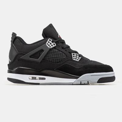 Кросівки Jordan 4 Retro Black Canvas DH7138-006 (Чорний) - фото 4 