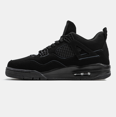 Кросівки Air Jordan 4 Retro Black Cat CU1110-010 (Чорний) - фото 4 