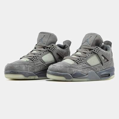Кросівки Air Jordan 4 Retro Kaws Grey 930155-003 (Сірий) - фото 2 