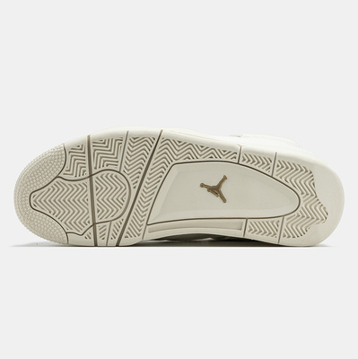 Кроссовки Air Jordan 4 Retro Metallic Gold AQ9129-170 (Белый) - фото 6 