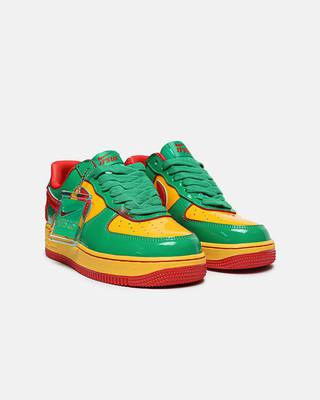 Кроссовки Lil Yachty x Air Force 1 Low ‘Concrete Boys-Lucky Green’ (Желтый) - фото 2 