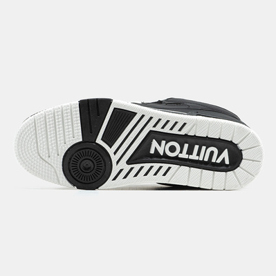 Кросівки Louis Vuitton Skate Black White (Чорний) - фото 6 