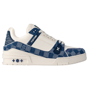 Кроссовки Louis Vuitton Trainer Damier Blue