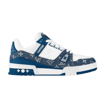 Кроссовки Louis Vuitton Trainer 'Monogram Denim - Light Blue'
